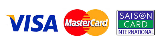 VISA・MasterCard・SAISONカードロゴ