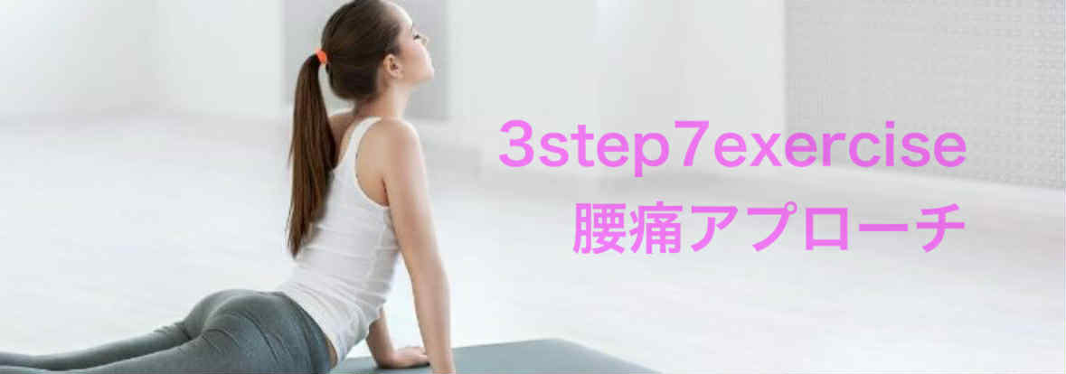 3step7exercise 　 腰痛アプローチ